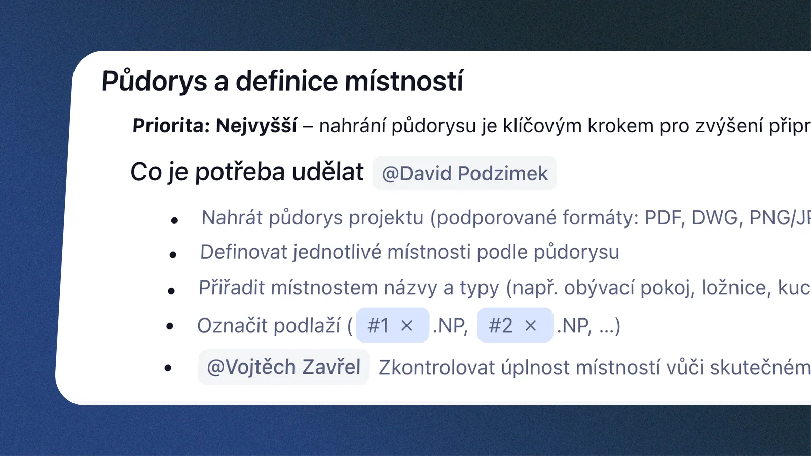 Více spolupracovníků, komentáře, úkoly a živé změny v rámci jednoho projektu
